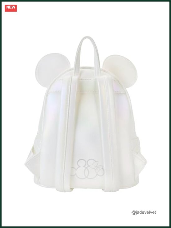 Loungefly Disney Minnie Mouse Iridescent Wedding Mini Backpack Faux Leather main image 4
